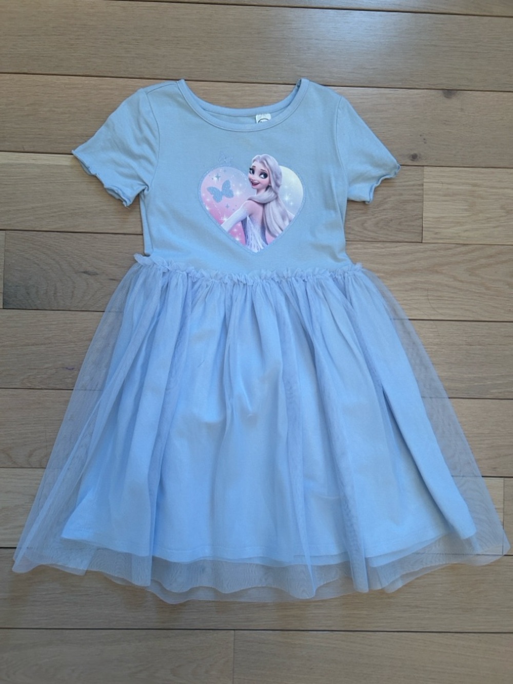 H&M Disney Light Blue Girls' Elsa Graphic dress